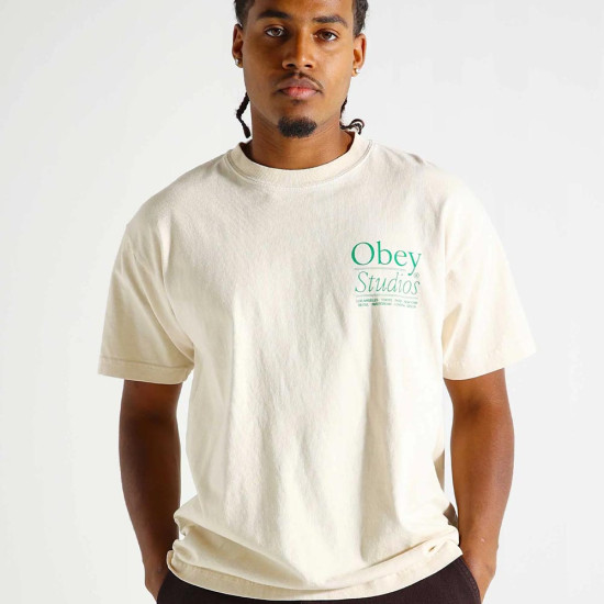 Obey Ανδρική κοντομάνικη μπλούζα Studios Heavy Weight Tee
